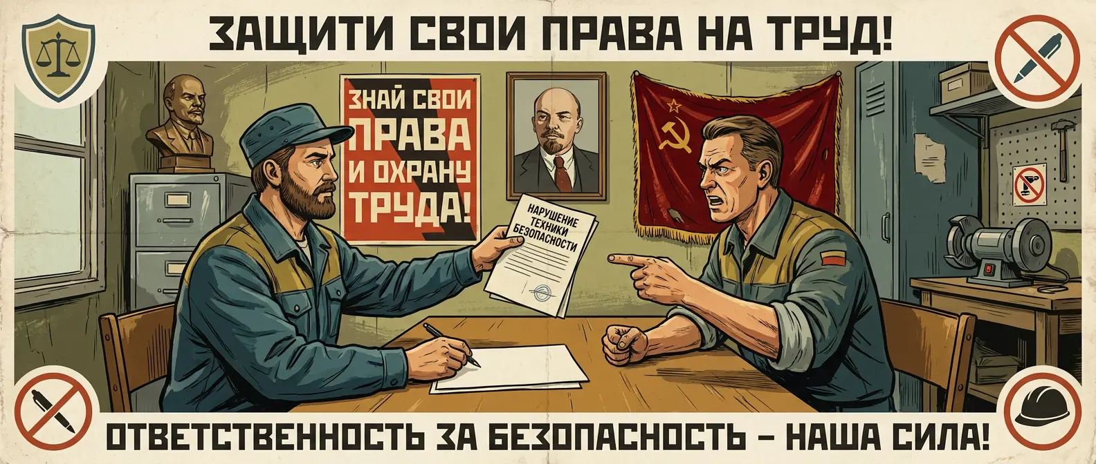 "Пиши по собственному" или "Работаем без защитных щитков": как закопать наглого прораба его же бумагами